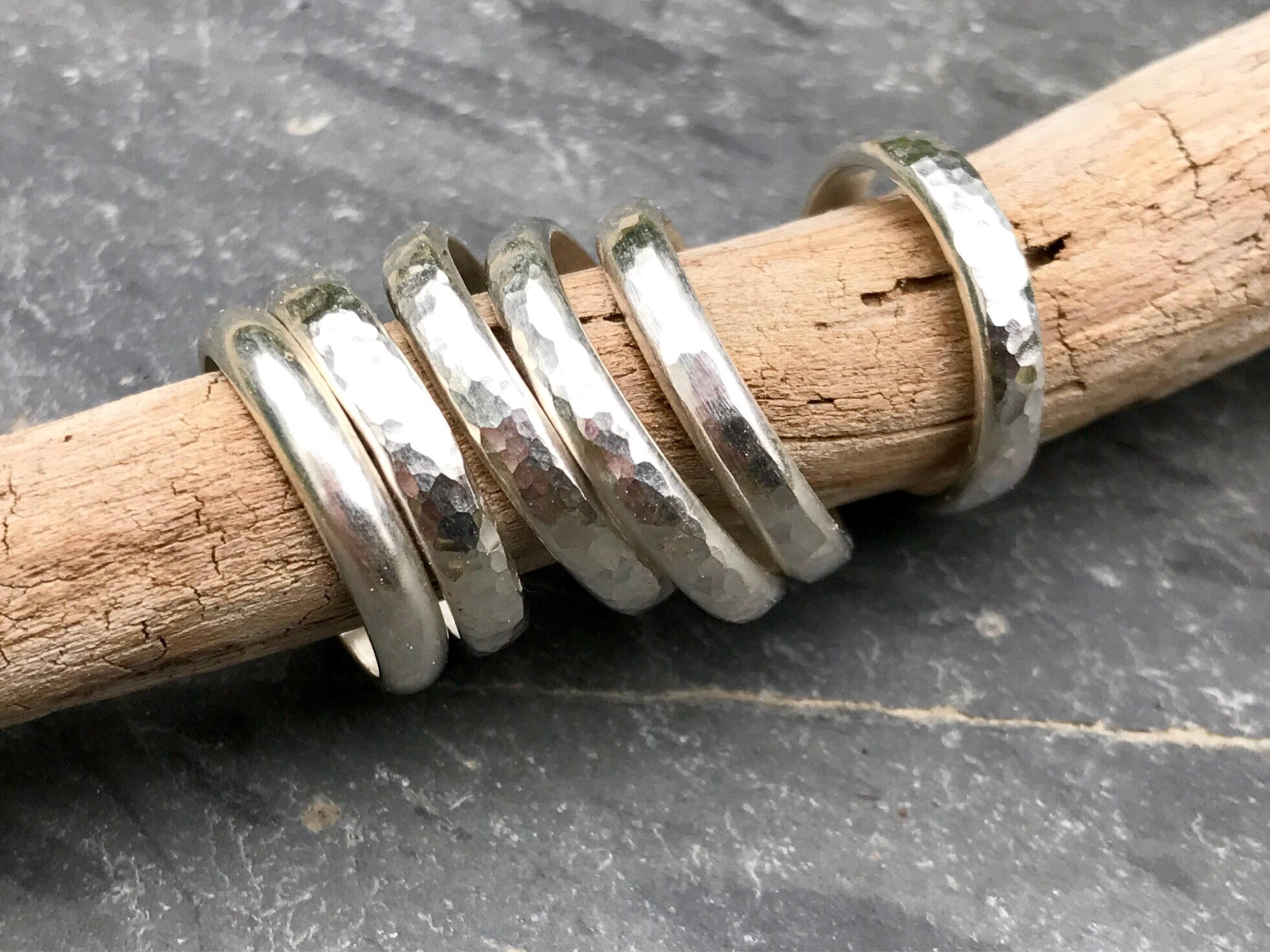 Sterling silver stackable rings