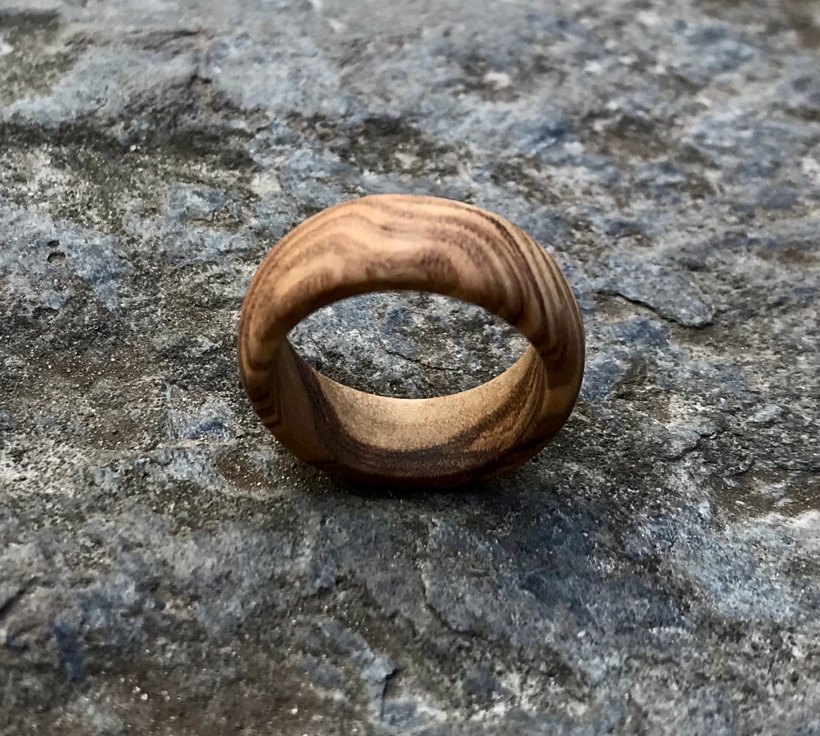 Bethlehem olive wood ringsize 6 1/2 olive wood ringhandmade Etsy