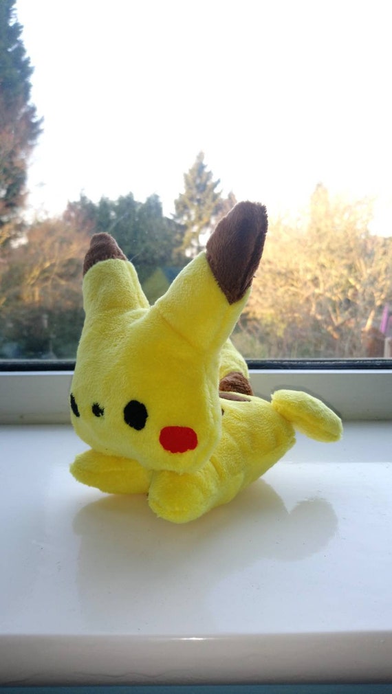 pikachu and eevee plush