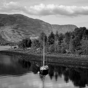 Boat on the Loch | Photography Print | Digital Download Print