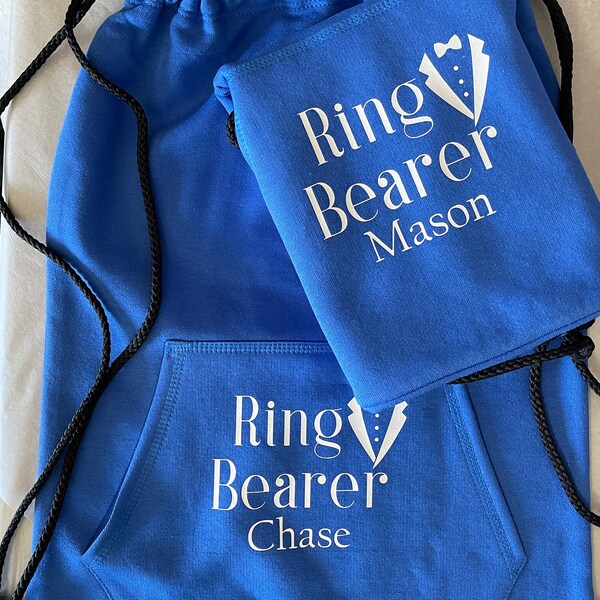 Super Cute Ring Bearer Drawstring Bags