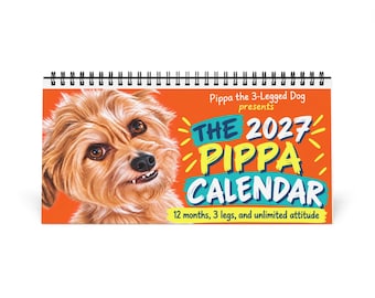Kalendarz biurkowy Pippy na rok 2027