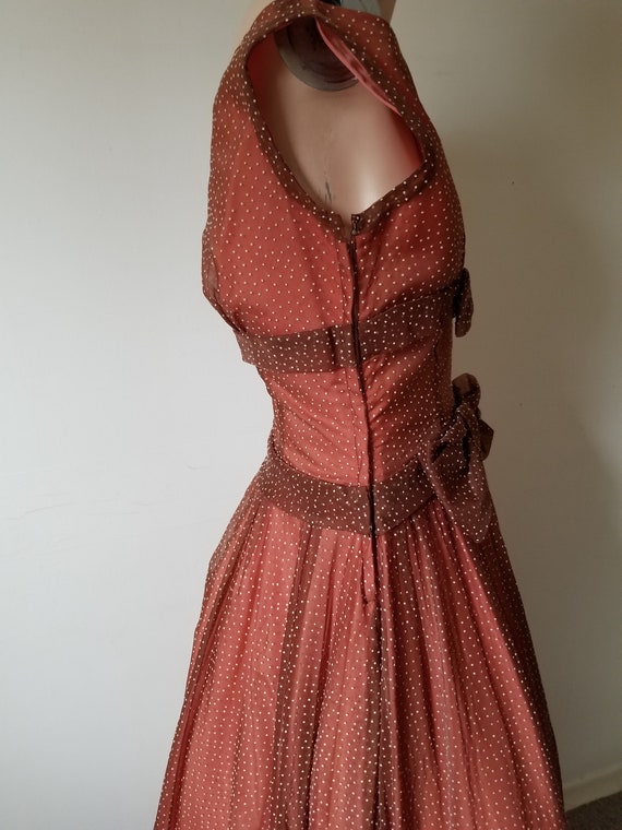 Vintage 1960's Women's Evening Gown Formal Dress … - image 3