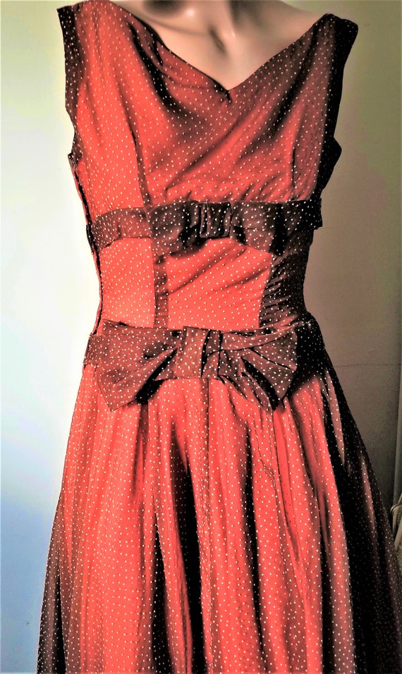 Vintage 1960's Women's Evening Gown Formal Dress … - image 1