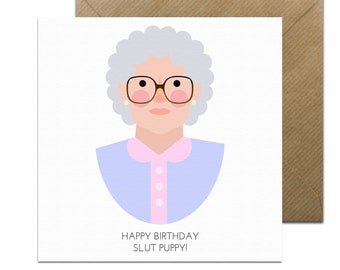 golden girls card etsy