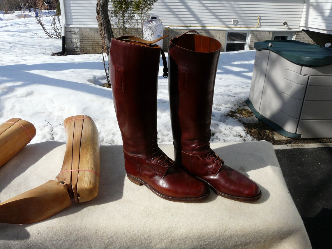 Pair of RCMP Cavalry Boots Etsy