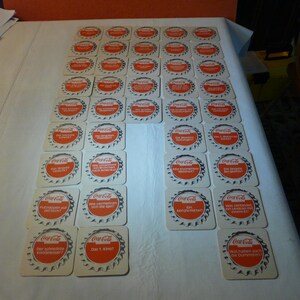40 sous verres Coca-Cola  Allemands neuf en carton