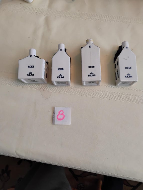 4 Klm Houses Bols Blue Delft No Alcool No 10 , 11, ,67 , 90, , - Etsy