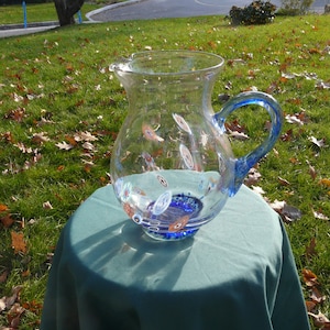 Murano vintage water pitcher
