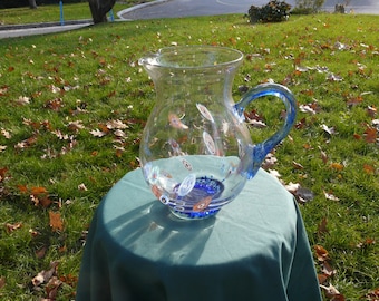 Murano vintage water pitcher