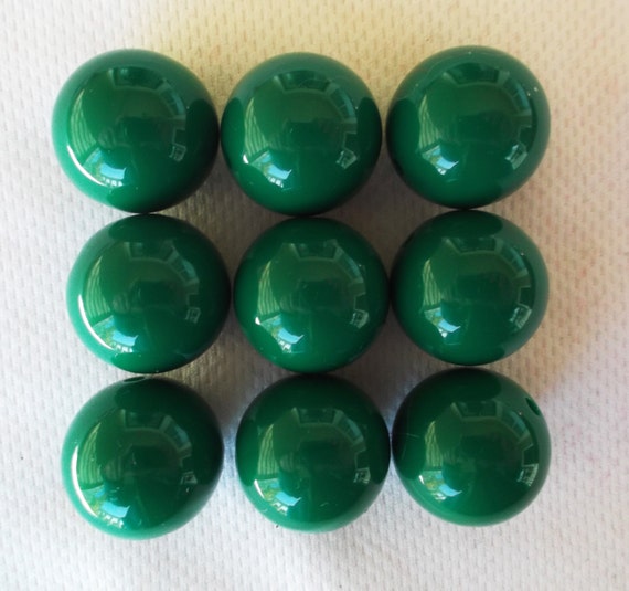 Solid Gumball Bead Set - 6 Solid Gumball Bead Set - 6