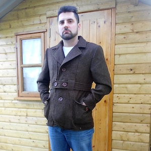 Norfolk Jacket in Donegal Herringbone Tweed.