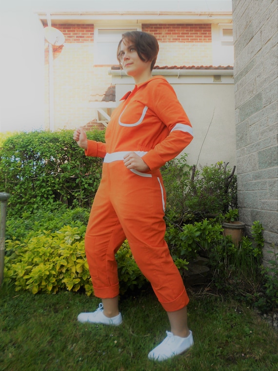 Chell Jumpsuit. Orange Boilersuit. Chell Portal Cosplay 