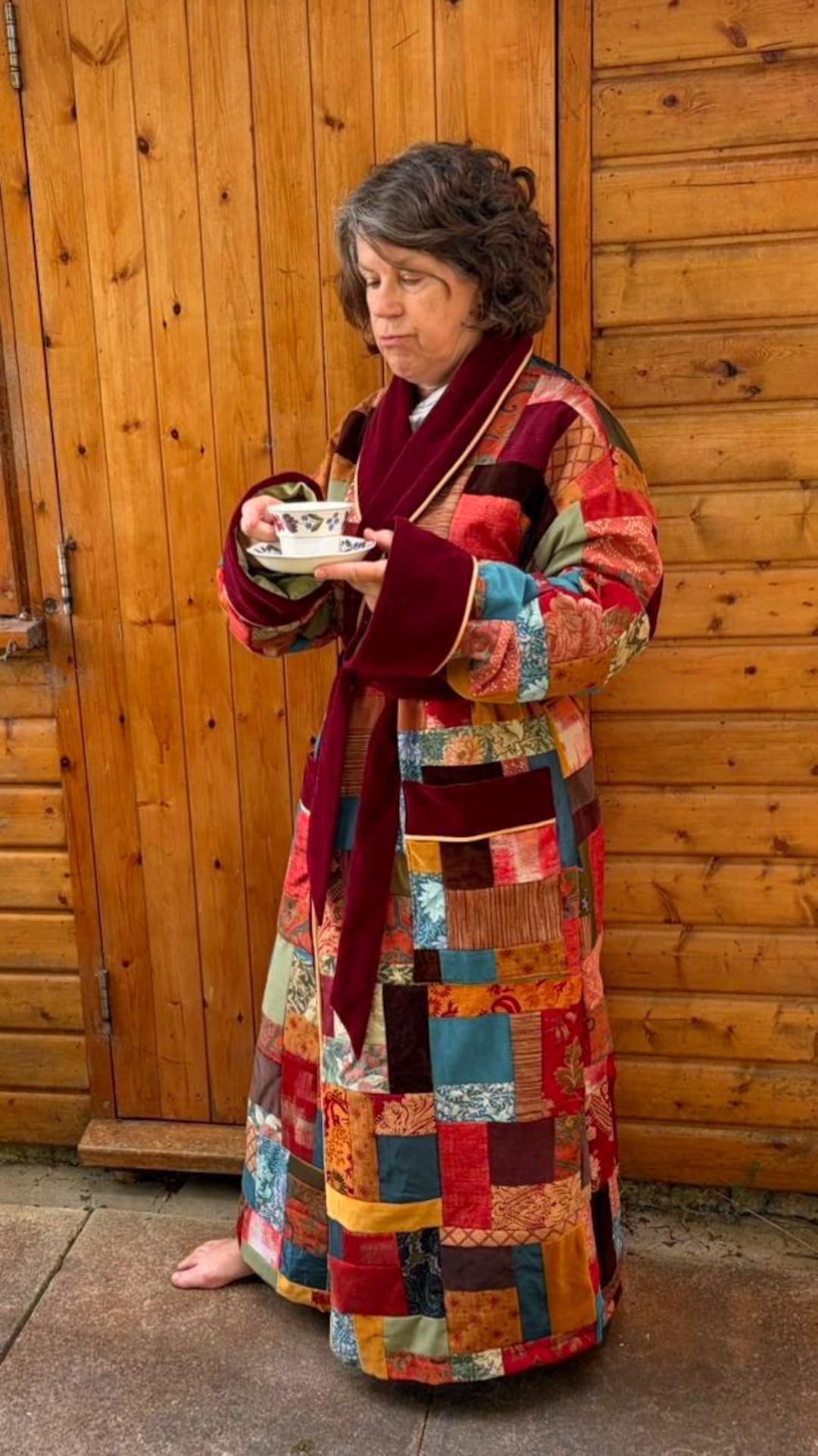 Bilbo Baggins Patchwork Dressing Gown. Custom Order Hobbit Robe. - Etsy UK