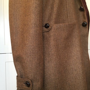 Frodo Baggins Travelling Coat. Herringbone Tweed with Velvet Collar Coat. LOTR Cosplay. image 4