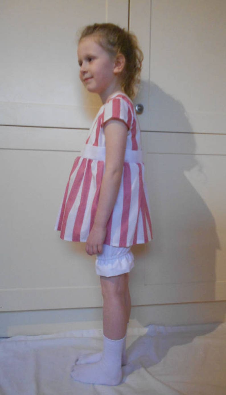 Straw boater hat White bloomers Red and White striped dress Milly-Molly-Mandy Dress World Book Day Character.