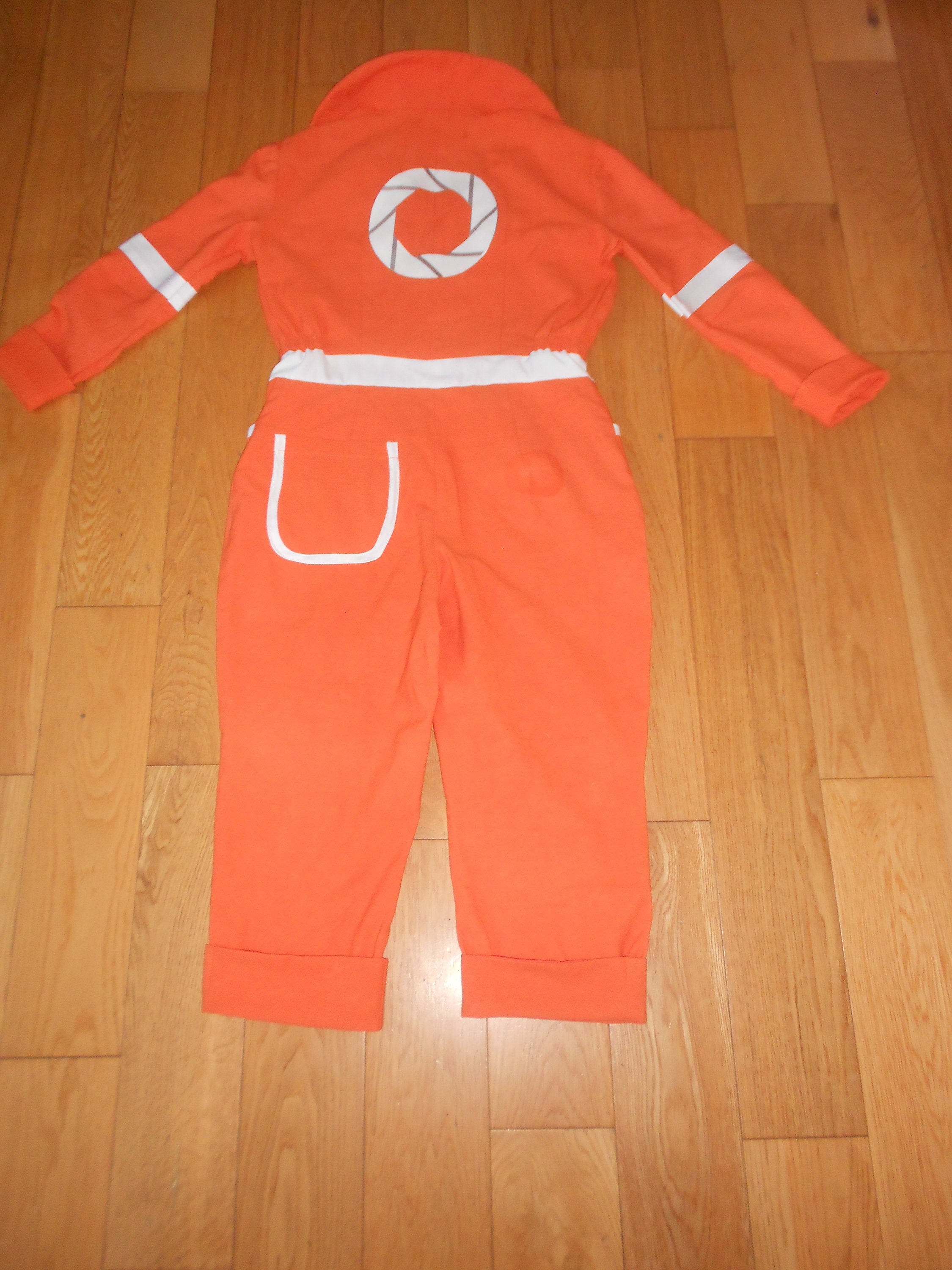 Chell Jumpsuit. Orange Boilersuit 