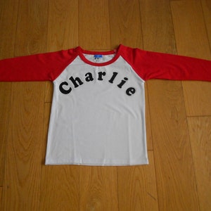 IN STOCK! Charlie Top. Monogrammed Baseball Top. Raglan sleeved top