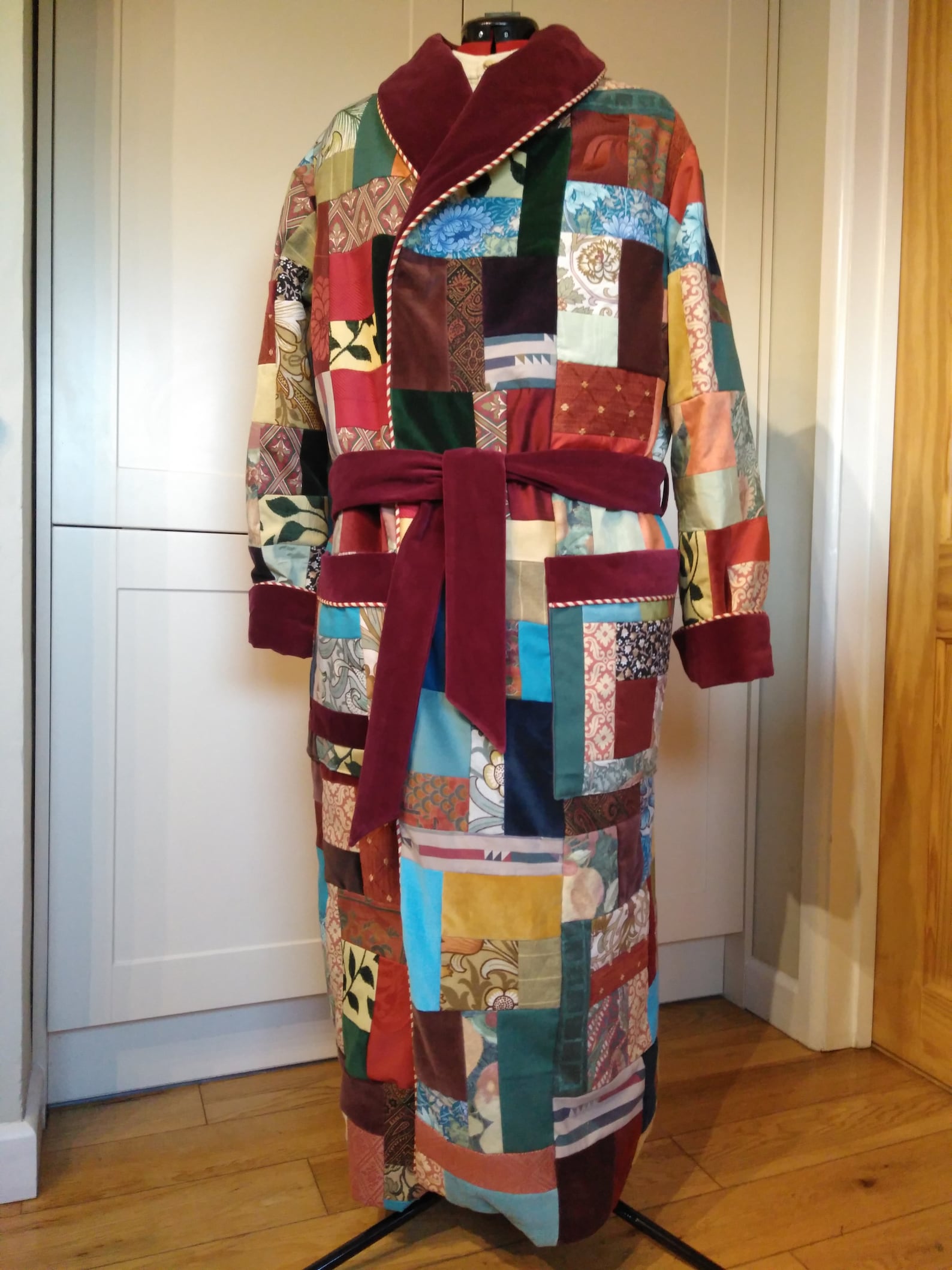Bilbo Baggins Patchwork Dressing Gown. Custom Order Hobbit Etsy