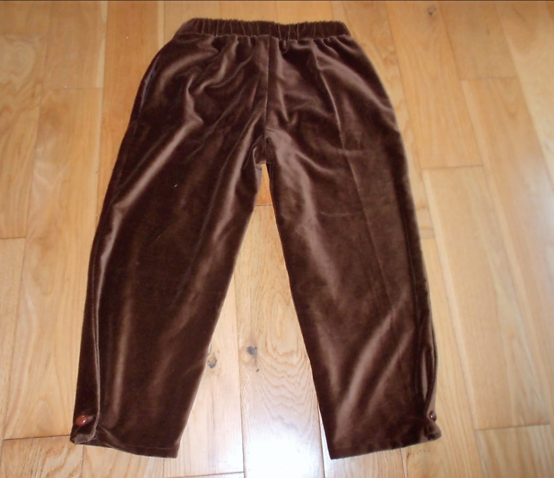 Frodo Baggins-Style Trousers. Brown Velvet Breeches. LOTR | Etsy