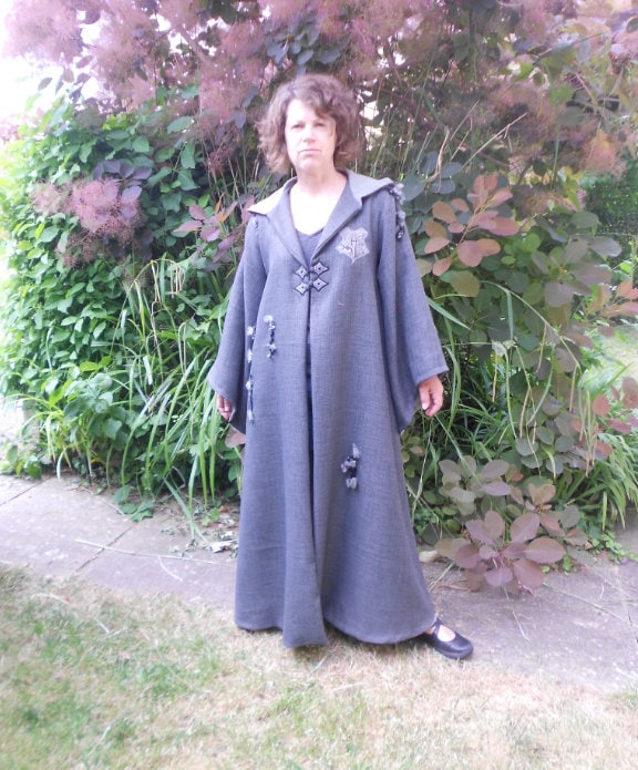 Manteau de myrte gemissant. Manteau tisse gris. Cosplay Harry Potter. Commande personnalisee Cloak. Etsy Canada