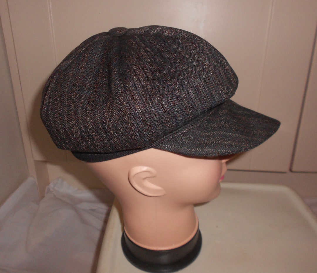 Newsboy Cap. Page Boy/ringbearer Hat. Peaky Blinders Cap. Striped Wool