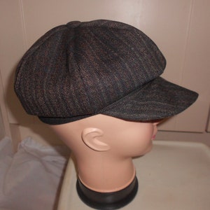 RRL × HARRISTWEED NEWSBOY CAP キャスケット Harris Tweed Newsboy Cap in Brown, Men or Womens Cap Zutmaud
