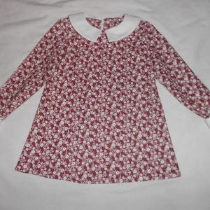 Lola-Style Dress.Retro Style. White Peter Pan Collar. World Book Day.