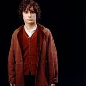 Frodo Baggins Travelling Coat. Herringbone Tweed with Velvet Collar Coat. LOTR Cosplay. image 10