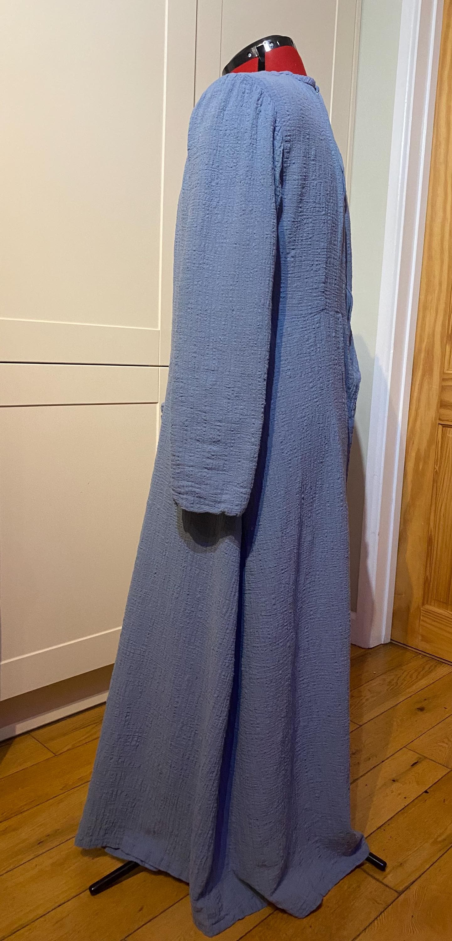 Eowyn Refugee Outfit. Blue Linen Underdress. LOTR Cosplay. - Etsy