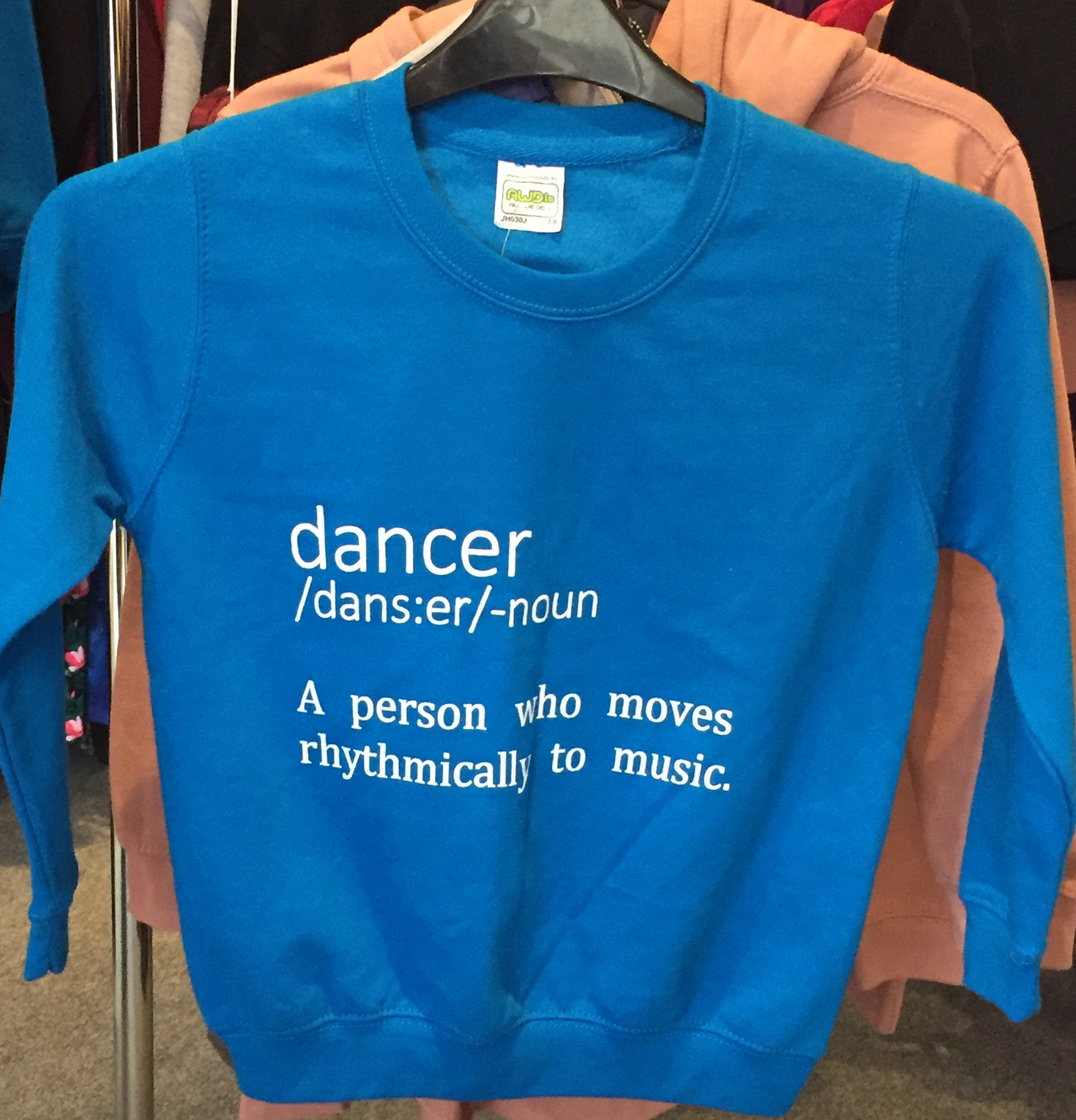 Dance Sweatshirt, Dancing Jumper, Girls Boys Dance Sweatshirt, Dancer
