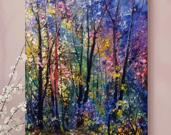 サンジェルマンの森の下草 - クロード・モネの手描き油絵複製、森の