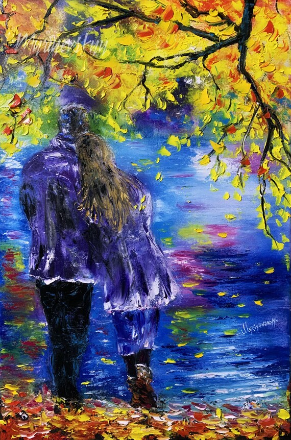 ORIGINAL Amantes Pareja Pintura al óleo Arte romántico Obra - Etsy España ORIGINAL Amantes Pareja Pintura al óleo Arte romántico Obra - Etsy España