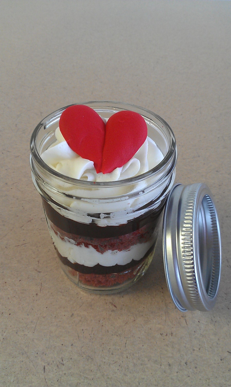 Delicious Cake In A Jar Etsy