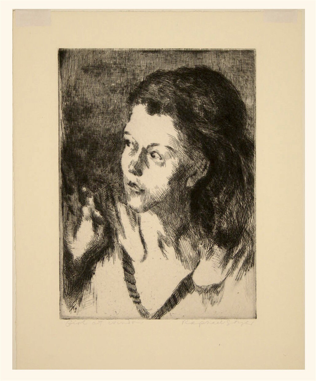 Raphael soyer self portrait image