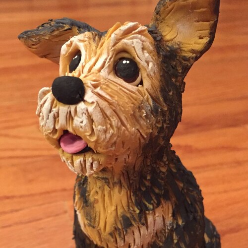 Custom Pet Sculpture Clay Dog Replica Pet Memorial Handmade Etsy
