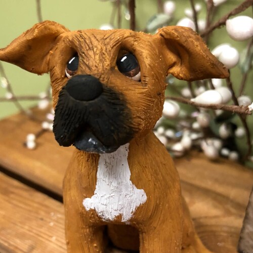 Custom Dog Ornament Clay9 Mini Custom Dog Sculpture Dog Etsy