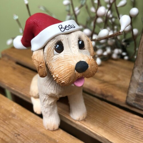 Custom Dog Ornament Clay9 Mini Custom Dog Sculpture Dog Etsy