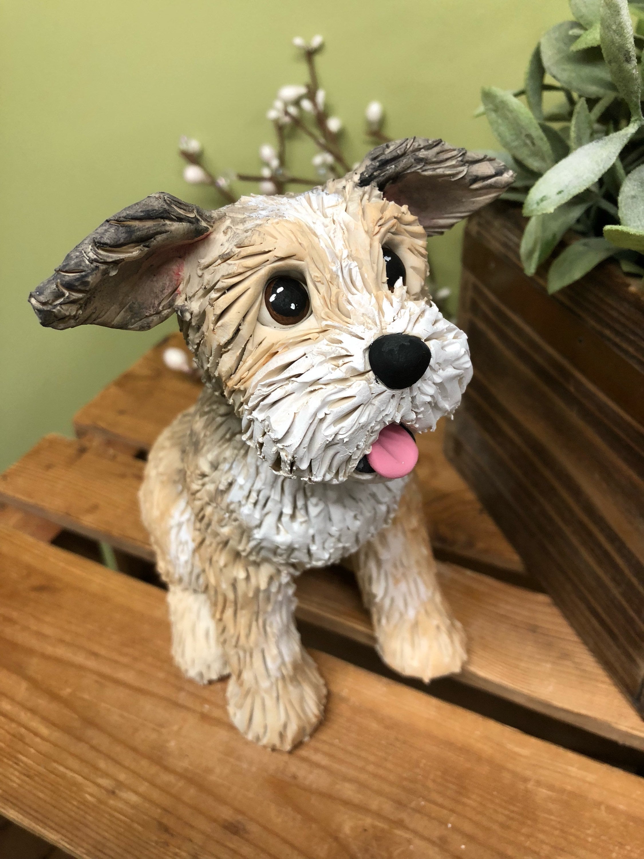 Clay9 Large Dog Sculpture Custom Dog Sculpture Pet Etsy UK