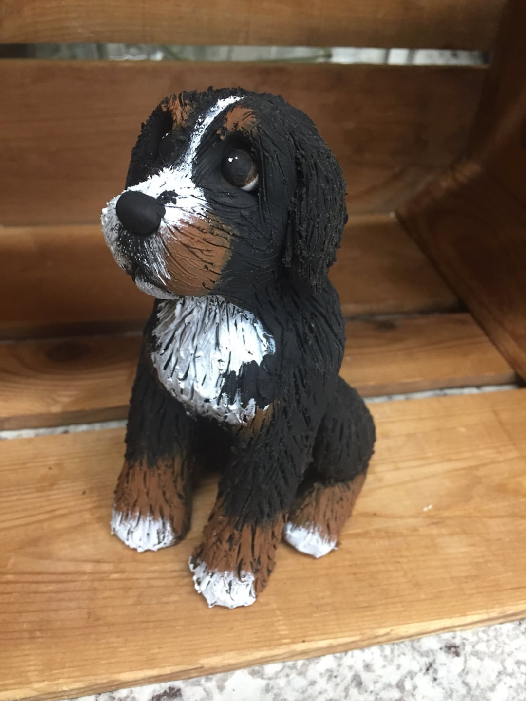 Custom Pet Sculpture, Clay Dog Replica, Pet Memorial, Handmade Dog