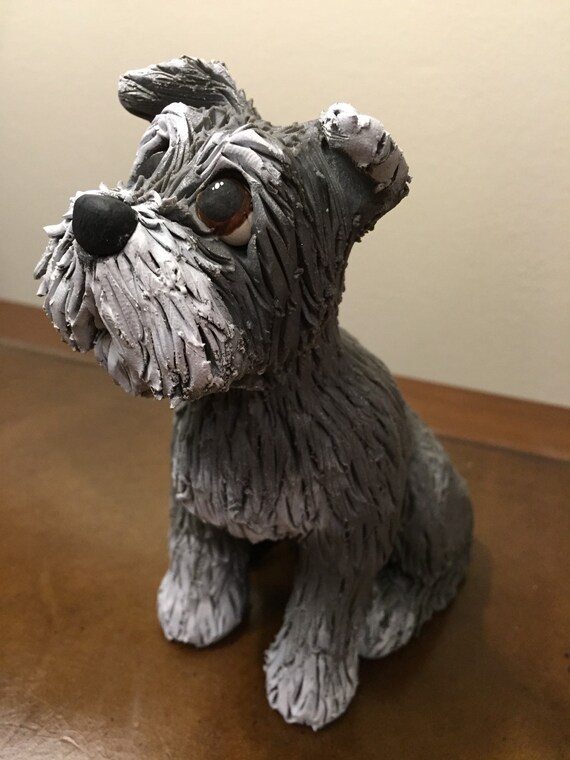mini schnauzer figurines
