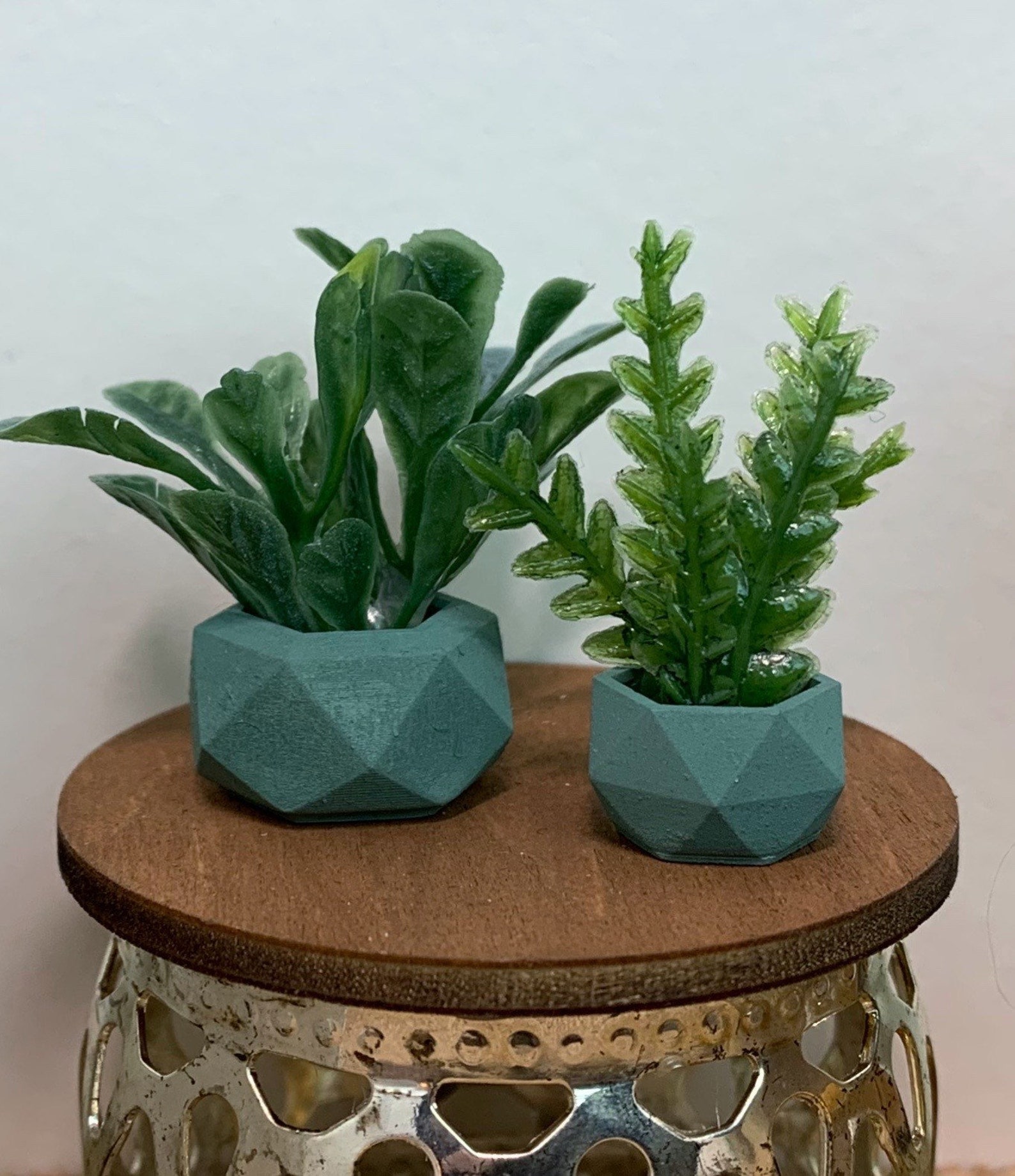 MINIATURE Dollhouse Plants Modern Houseplants 112 Scale