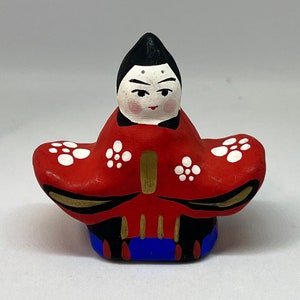 Japanese Folk Art — Papier Mache — Emperor figurine
