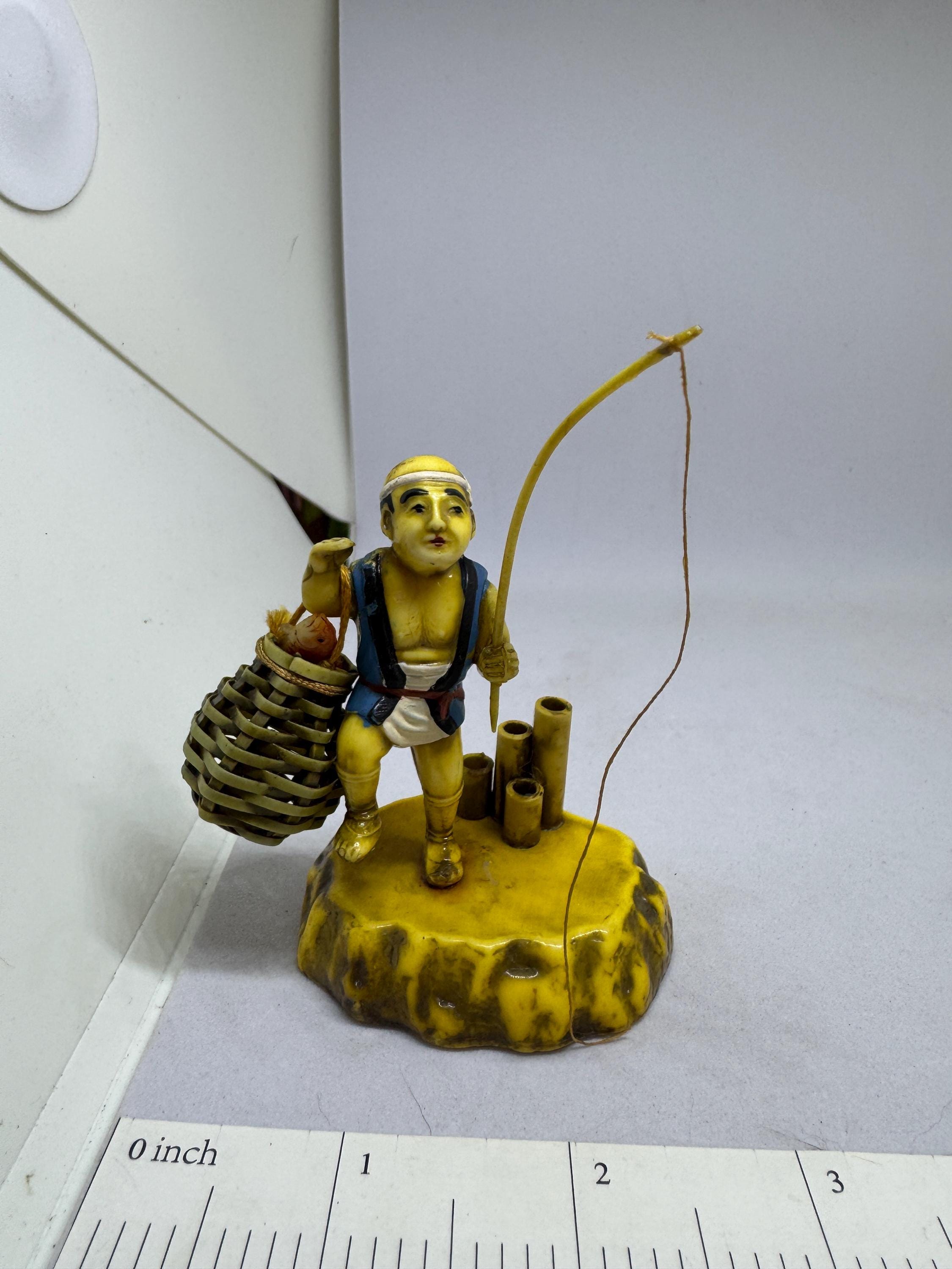 Japanese Fisherman Ornament - Etsy