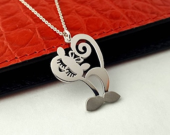 Tiny Cat Necklace - Cat Jewelry - Kitty Necklace - Cut Cat Necklace - Pet Jewelry
