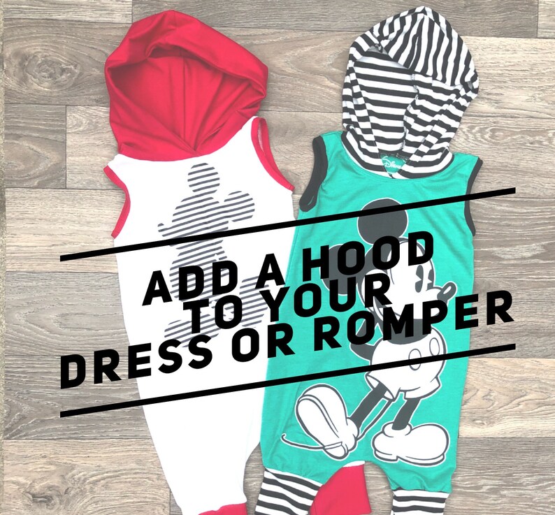Add a hood to your dress or romper