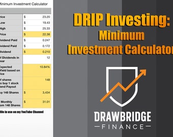 DRIP Investing: Minimum Investment Calculator