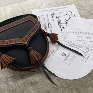 Leather Rob Roy Sporran *** DIY Pattern*** - Etsy