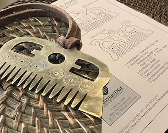 Viking Beard Comb *** DIY Pattern***