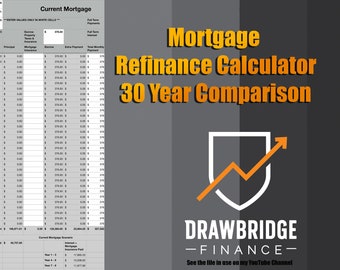 Mortgage Refinance Calculator: 30 Year Cost Comparison